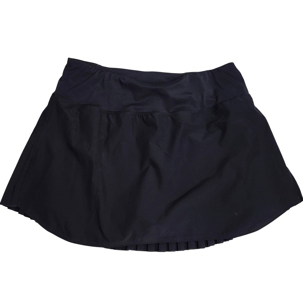 Baleaf Womens Black Pleated Tennis Skort Activewear XL Sporty‎ Workout Preppy